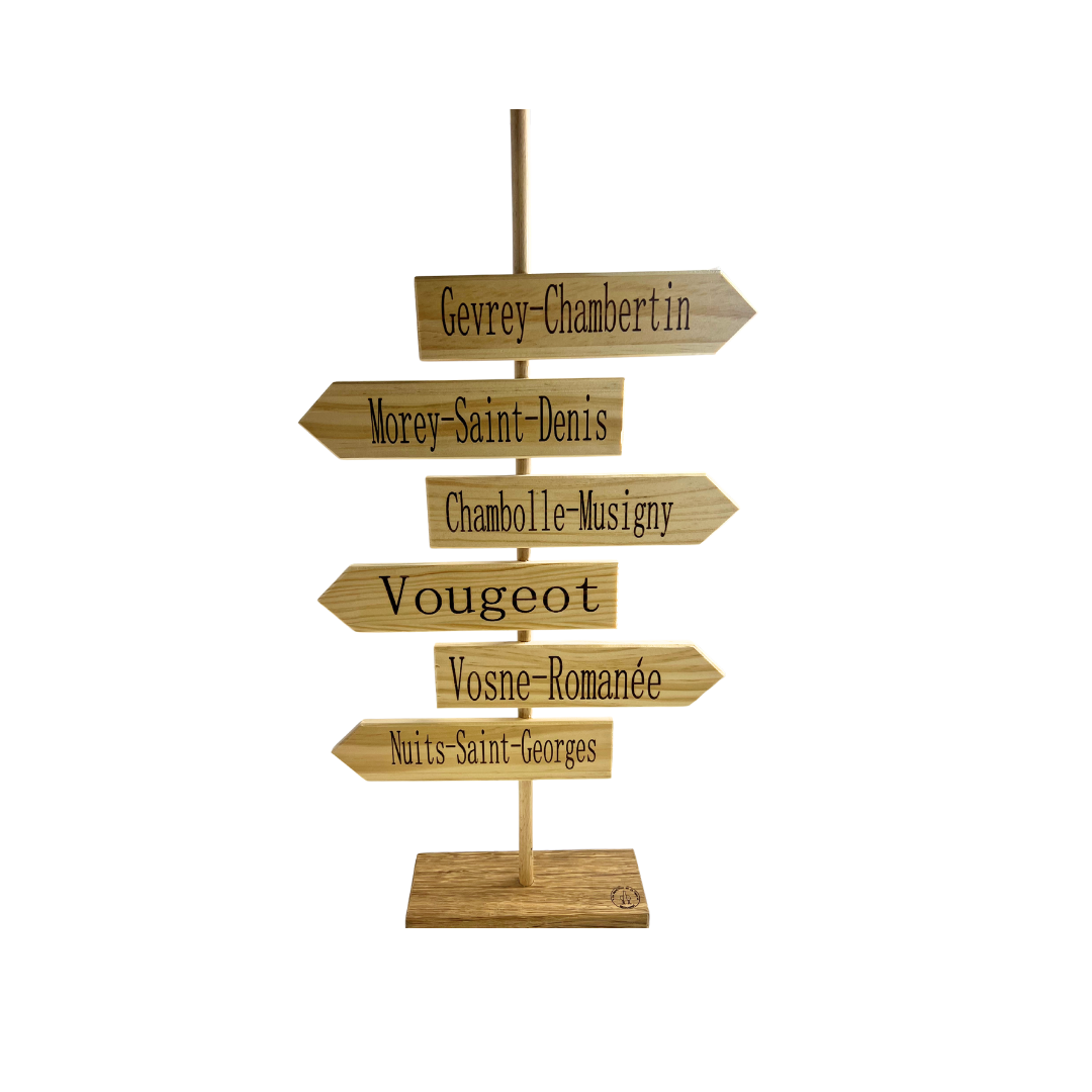 Burgundy Villages Sign Post 1 – Cote d'Or Imports Accessories